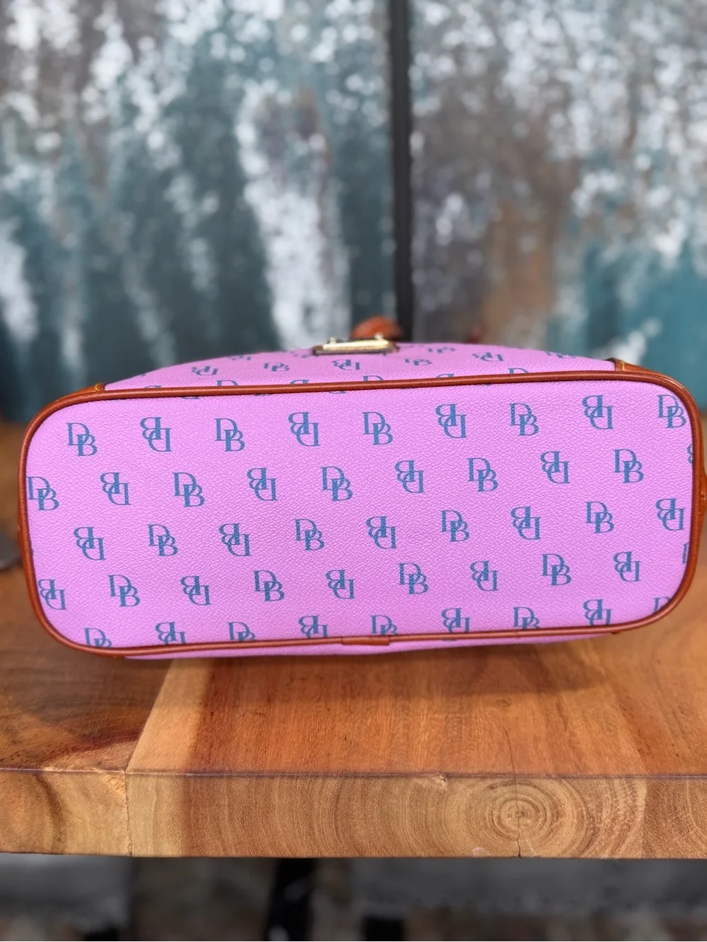 Dooney‎ & Bourke Whimsical Vintage Y2K Gretta Crossbody Purple/Blue EVC